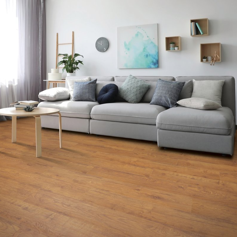 Walt Smith Flooring providing laminate flooring for your space in Wentzville, MO - Western Row - Sun Dried Oak